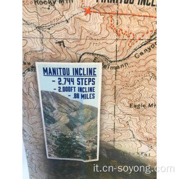 T-shirt da uomo di Colorado Manitou Springs Manitou Incline